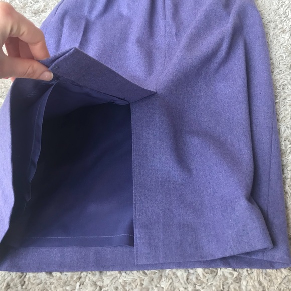 Pendleton 100% virgin wool pencil skirt sz 4 - Picture 5 of 6